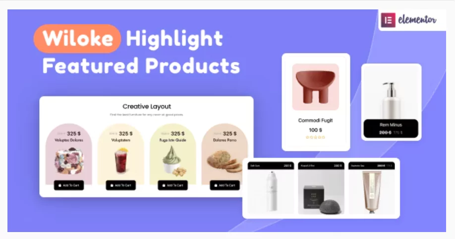 Wiloke Highlight Featured Products for Elementor v1.0.1