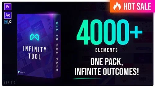 Infinity Tool v2.0 – The Biggest Pack for Video Creators [4000+ Elements]