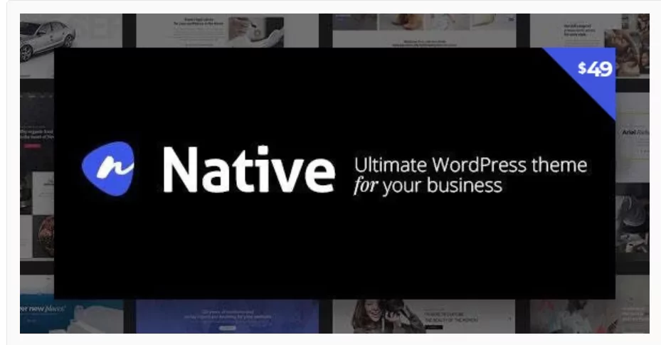 Native v1.6.8 – Stylish Multi-Purpose Creative WP Theme