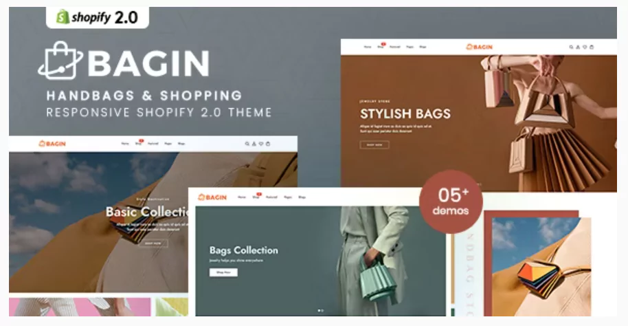 Bagin - Handbags & Shopping Responsive Shopify 2.0 Theme