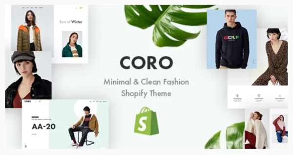CORO – Minimal & Clean Fashion Shopify Theme