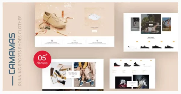 Camamas - Running Sports Shoes Clothes Shopify Theme