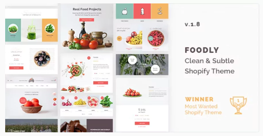 Foodly — One-Stop Food Shopify Theme
