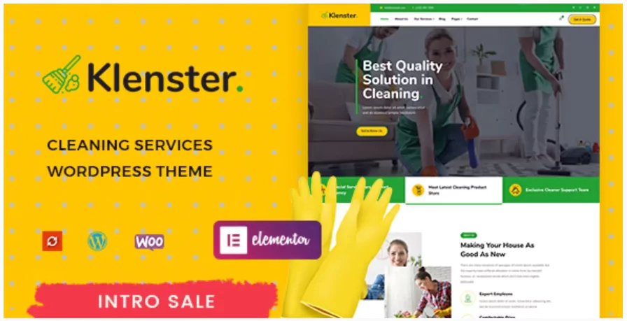 Klenster - Cleaning Services WordPress Theme