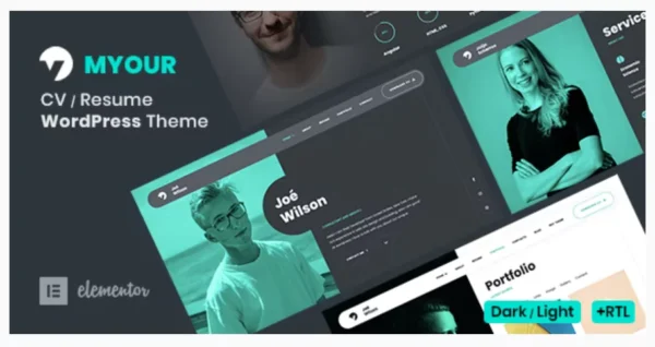 Myour - CV Resume WordPress Theme