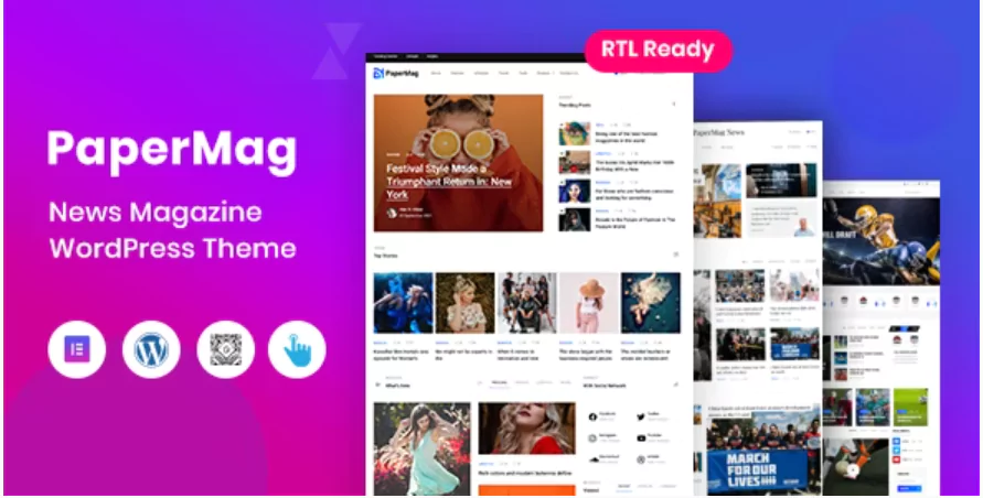 PaperMag – News Magazine WordPress Theme
