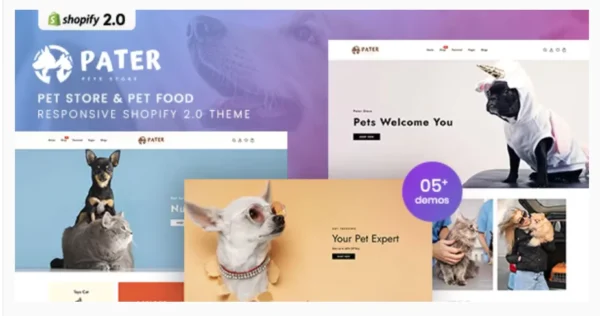 Pater - Pet Store & Pet Food Responsive Shopify 2.0 Theme