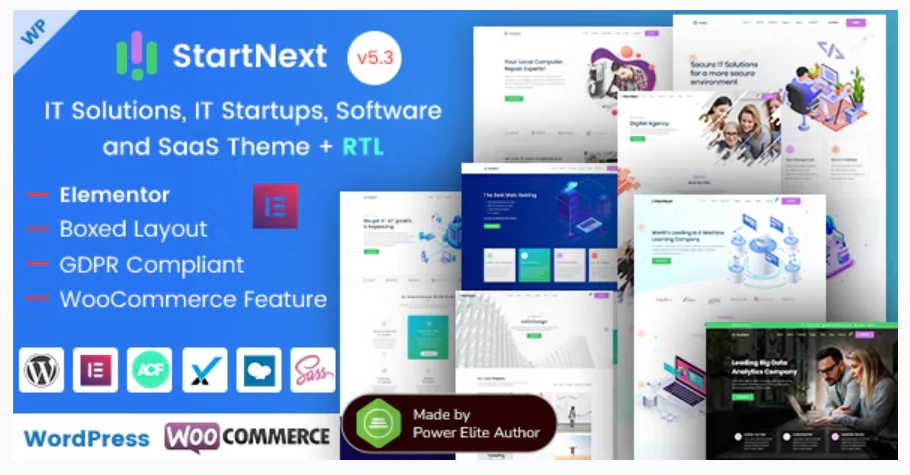 StartNext - IT Startup & Technology Services WordPress Theme
