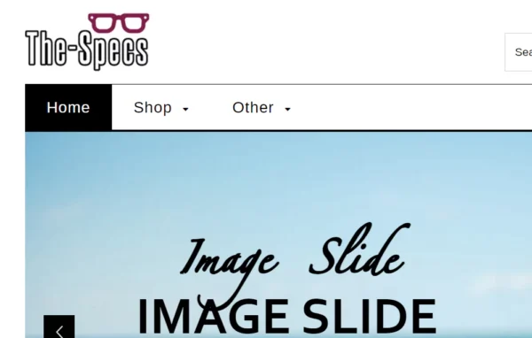 The Specs Shopify theme