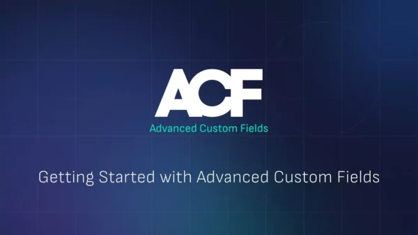 ACF Advanced Custom Fields Plugin for WordPress