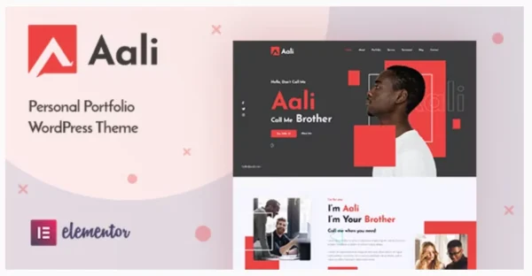 Aali - Personal Portfolio WordPress Theme