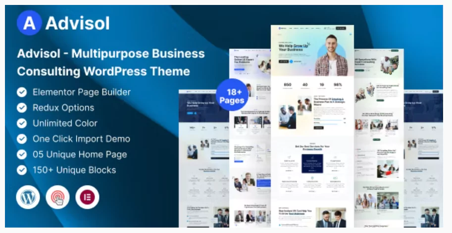 Advisol - Business Consulting WordPress Theme