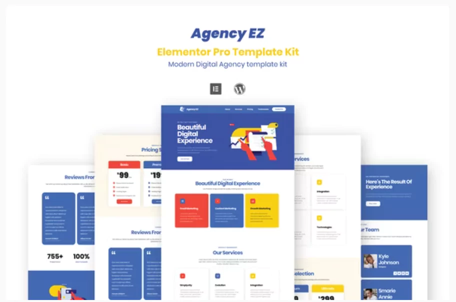 Agency Ez Digital Agency Template Kit