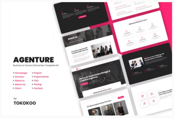 Agenture Digital Agency & Startup Elementor Template Kit