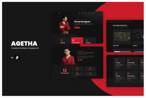 Agetha - Creative Portfolio Template Kit