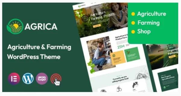 Agrica - Agriculture WordPress Theme