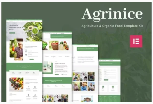 Agrinice - Agriculture & Organic Food Elementor Template Kit