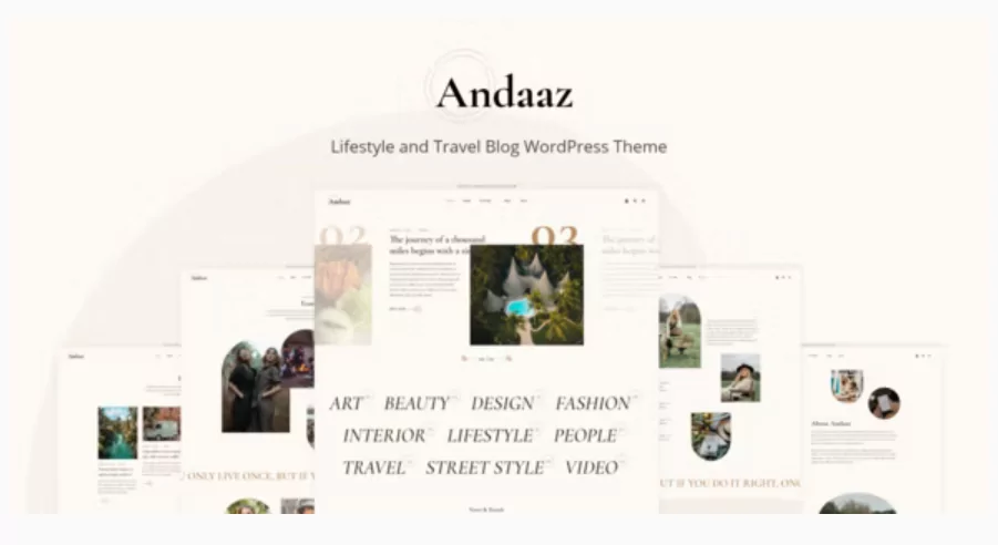 Andaaz - Lifestyle and Travel Blog WordPress Theme