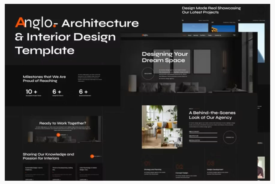 Anglo - Architecture & Interior Design Elementor Template Kit