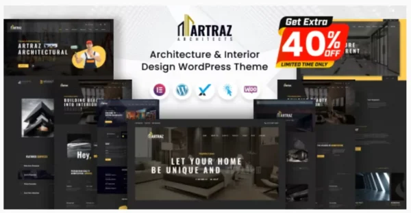 Artraz - Architecture and Interior Design WordPress Theme