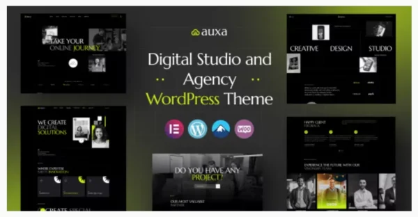 Auxa - Digital Studio and Agency WordPress Theme