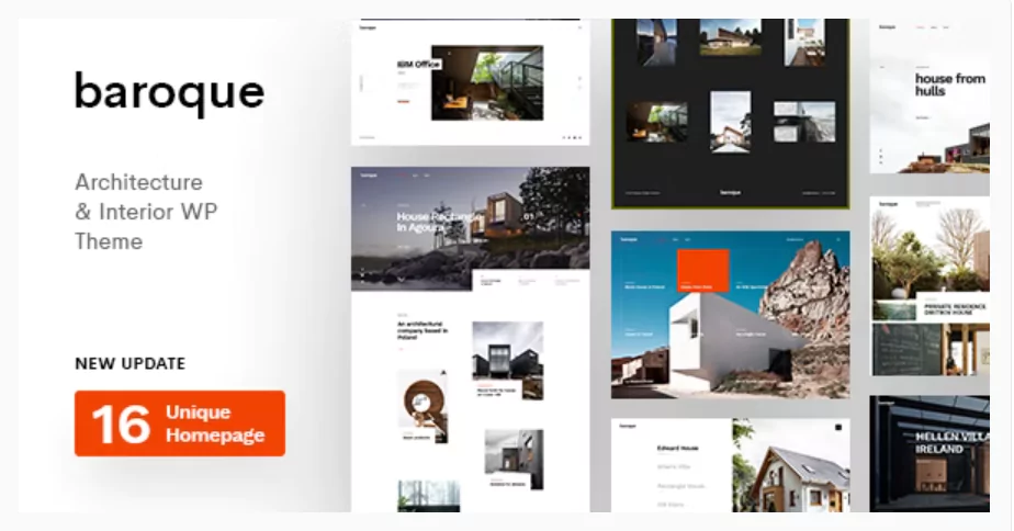 Baroque - Architecture & Interior WordPress Theme