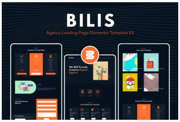Bilis - Agency Landing Page Elementor Block Kit