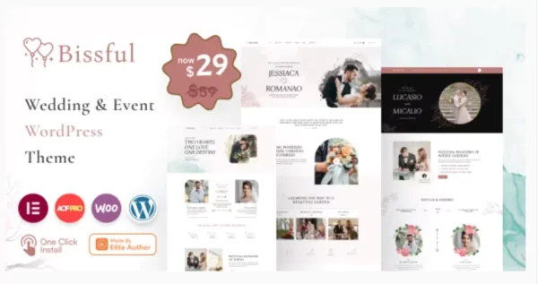 Bissful - Wedding & Event WordPress Theme