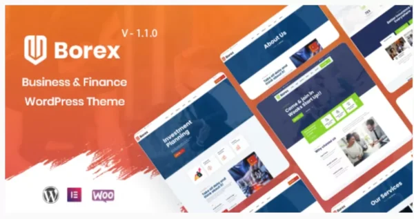 Borex - Business And Finance WordPress Theme