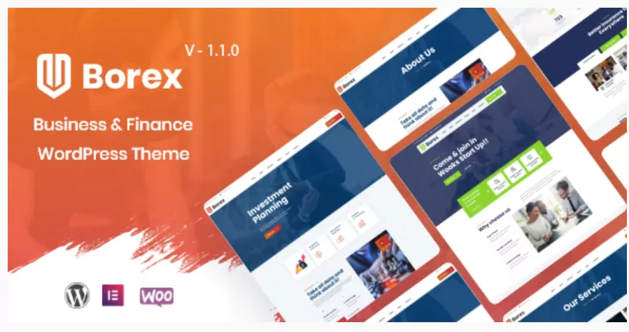 Borex - Business And Finance WordPress Theme