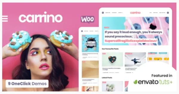 Carrino - An Exciting Gutenberg Blog Theme