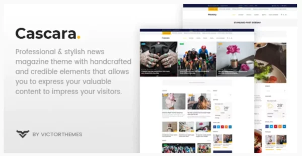 Cascara - Blog, News & Magazine WordPress Theme
