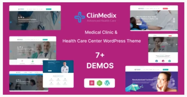 Clinmedix - Health And Medical WordPress Theme