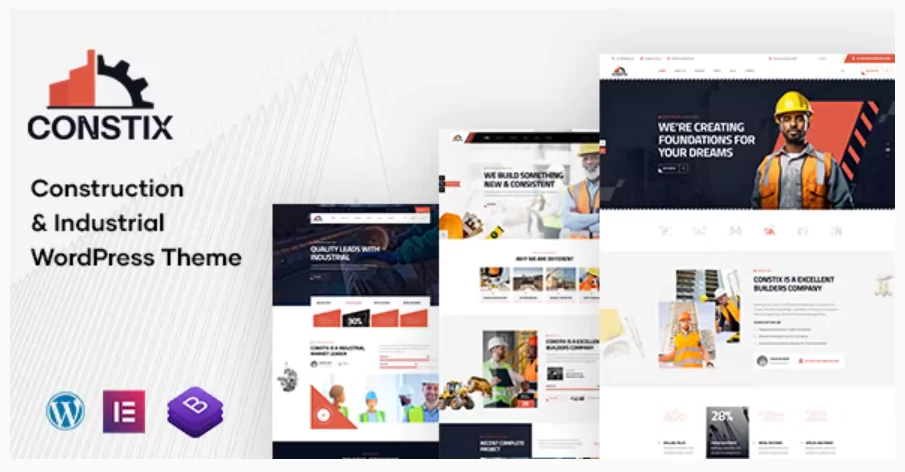 Constix - Construction Factory & Industrial WordPress Theme