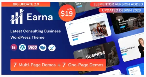 Earna - Business Consulting WordPress