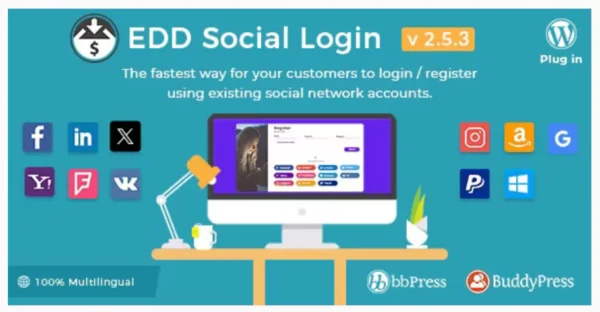 Easy Digital Downloads - Social Login