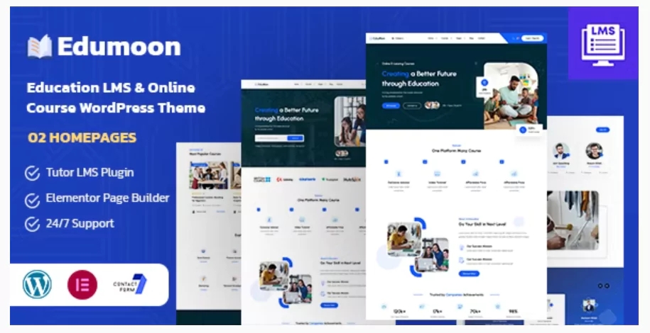 Edumoon - Education LMS WordPress Theme