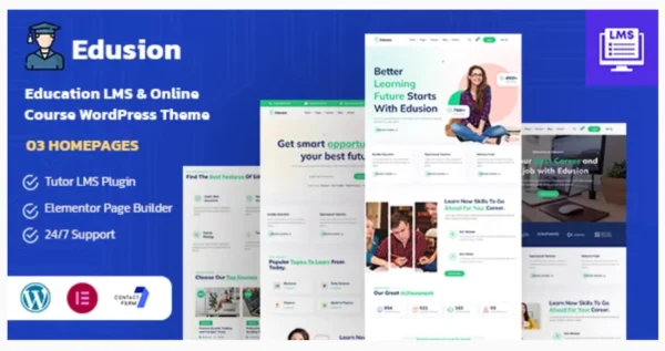 Edusion - Education LMS WordPress Theme