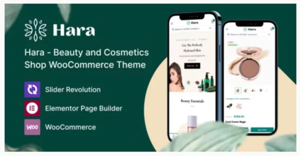 Hara - Beauty and Cosmetics Shop WooCommerce Theme
