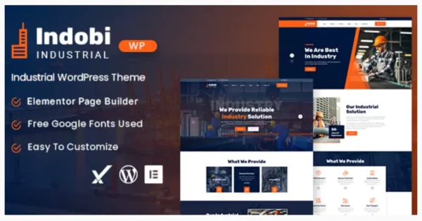 Indobi - Industrial WordPress Theme