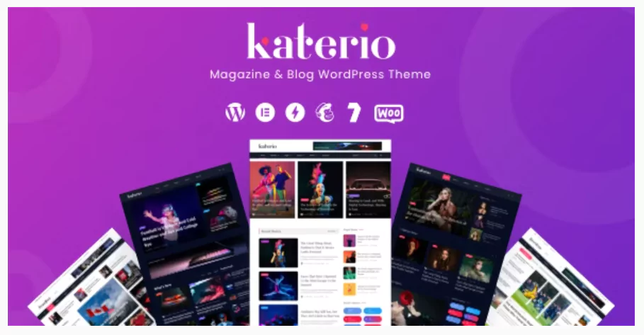 Katerio is a unique, modern and simple WordPress theme. Suitable for any type blog, magazine and newspaper sites. Using Elementor, make you easy to use drag and drop elements that will help you to create any custom Header, Footer, and Block Posts you can imagine fast and easy, so you have complete control over how your pages look and how your content is presented. If you are looking for some of the Fast Loading WordPress themes to improve the speed of your website, you have come to the right place. Katerio has taken speed up a notch with several advanced developments behind the scenes to give you truly blazing page load speeds and website performance in general. For mobile speed, Katerio has compatible with AMP plugin