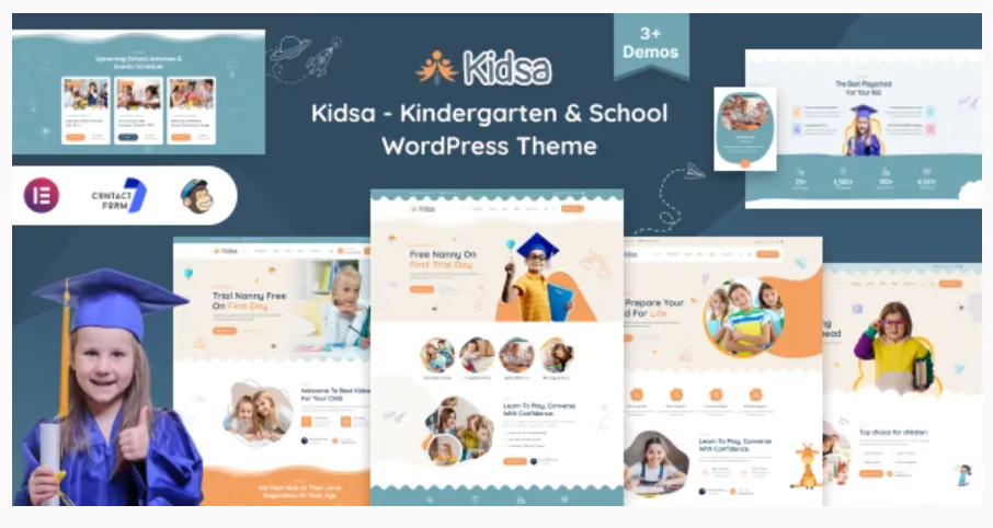 Kidsa - Kindergarten & School WordPress Theme