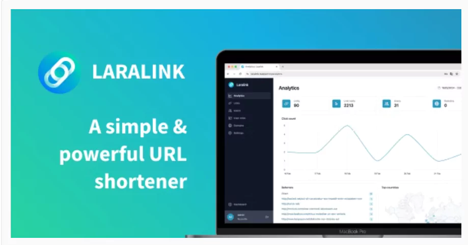 Laralink - Powerful URL Shortener