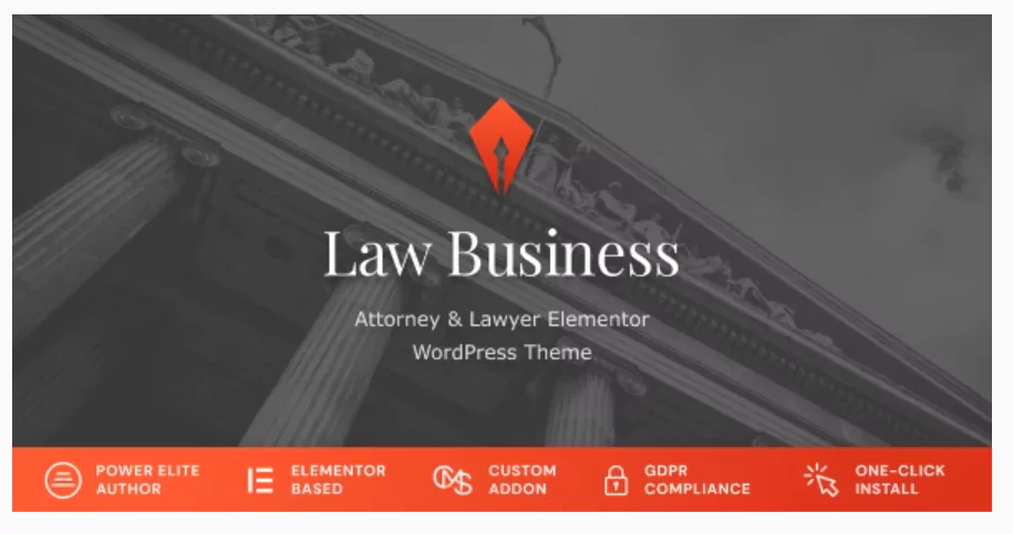 LawBusiness - Attorney & Lawyer WordPress Theme