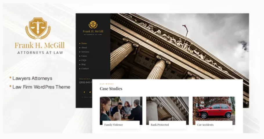 Mcgill - Law Firm WordPress Theme