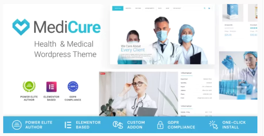 MediCure – Health & Medical WordPress Theme