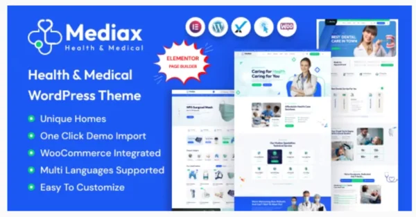 Mediax - Health & Medical WordPress Theme