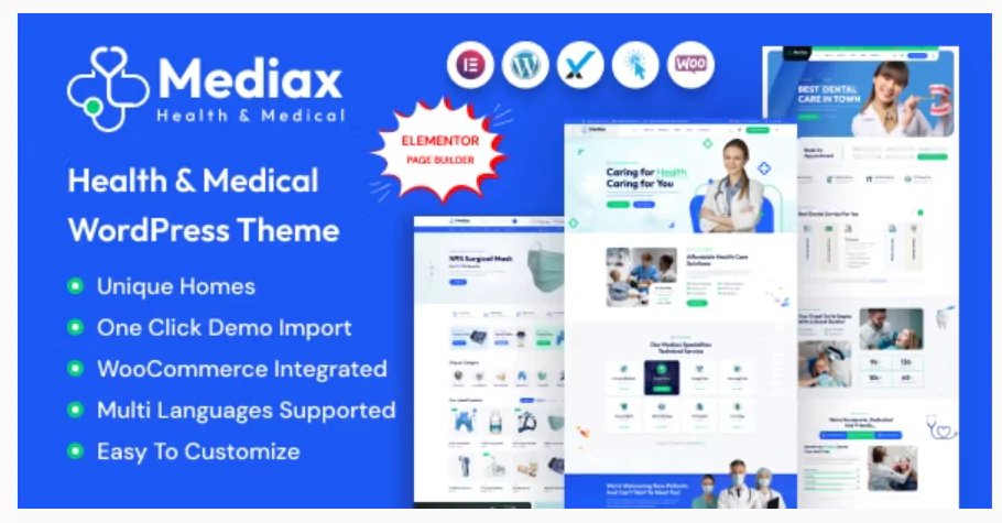 Mediax - Health & Medical WordPress Theme