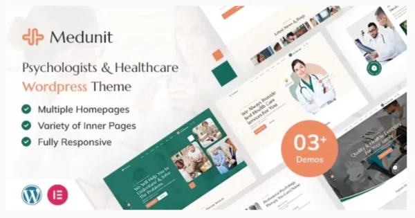 Medunit Psychology & Health Care WordPress Theme