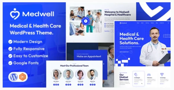 Medwell Medical & Health Care WordPress Theme